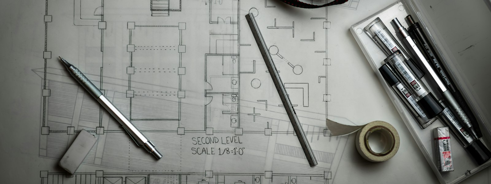 Plans architecturaux — expertise en valeur vénale d’un bien immobilier